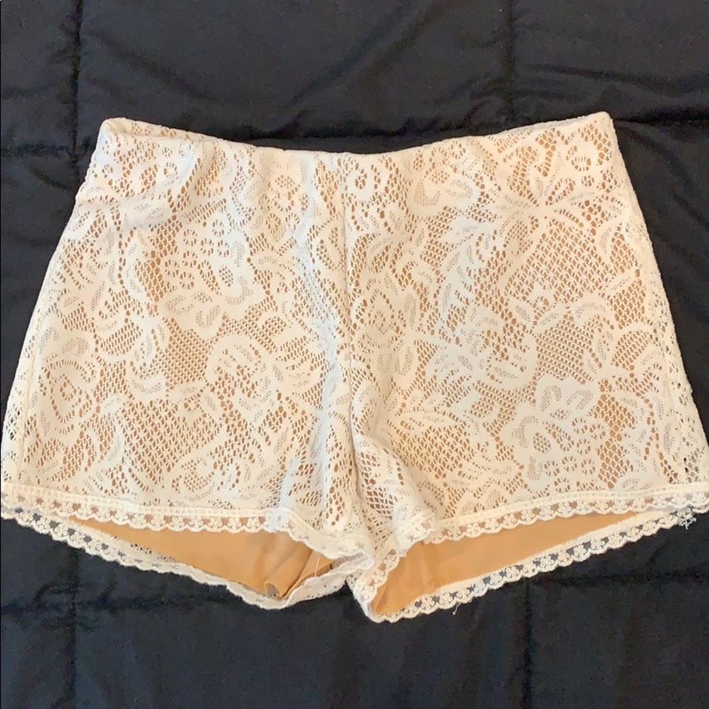 Lace shorts